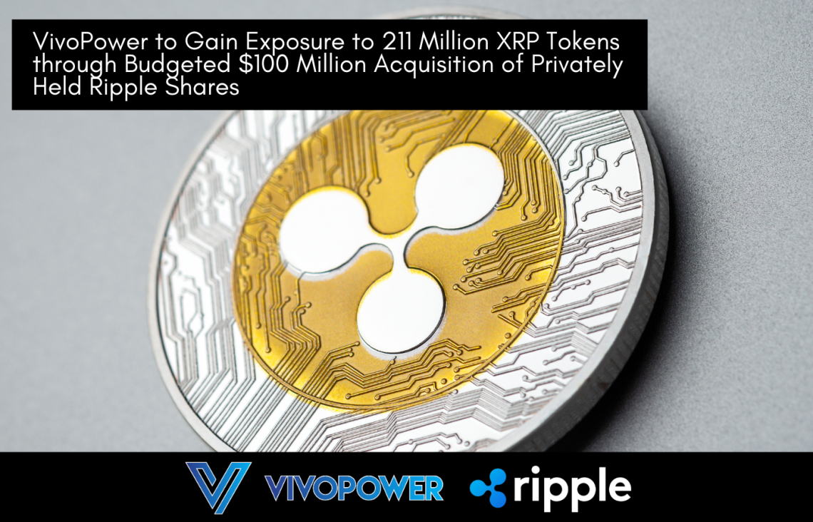VivoPower Social Media Ripple Labs Shares PR v3